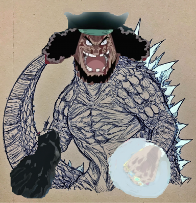 Blackbeard with a third Devil Fruit (Akuma Akuma No Mi) fanart : r/OnePiece