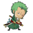 Grumpy Zoro